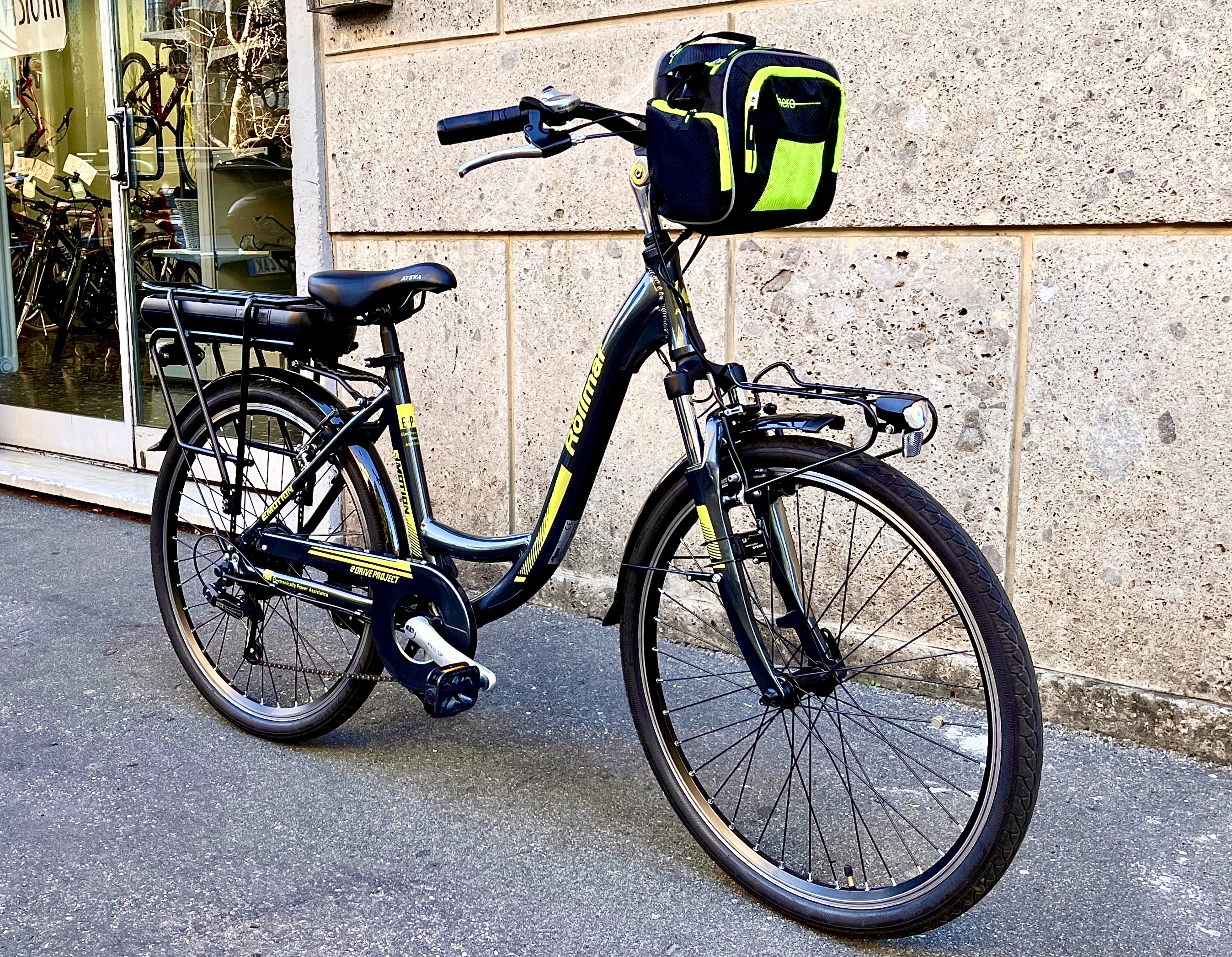 E-bike BRERA mod. Broadway, 545 km, garanzia 1 anno
